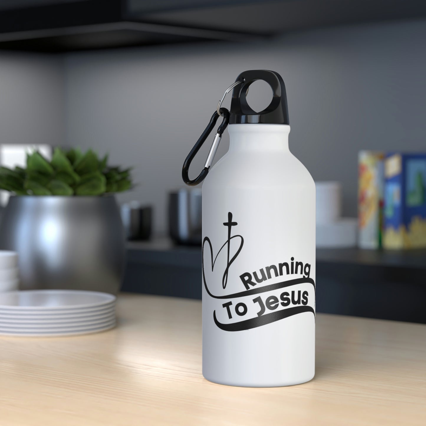 Running To Jesus Sport Bottle