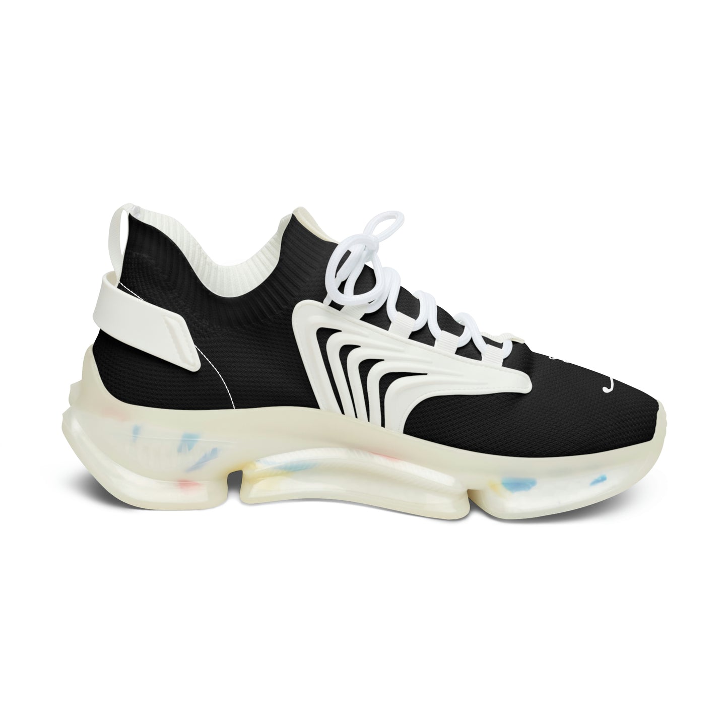 Faith Runner Sneakers (Black & White)