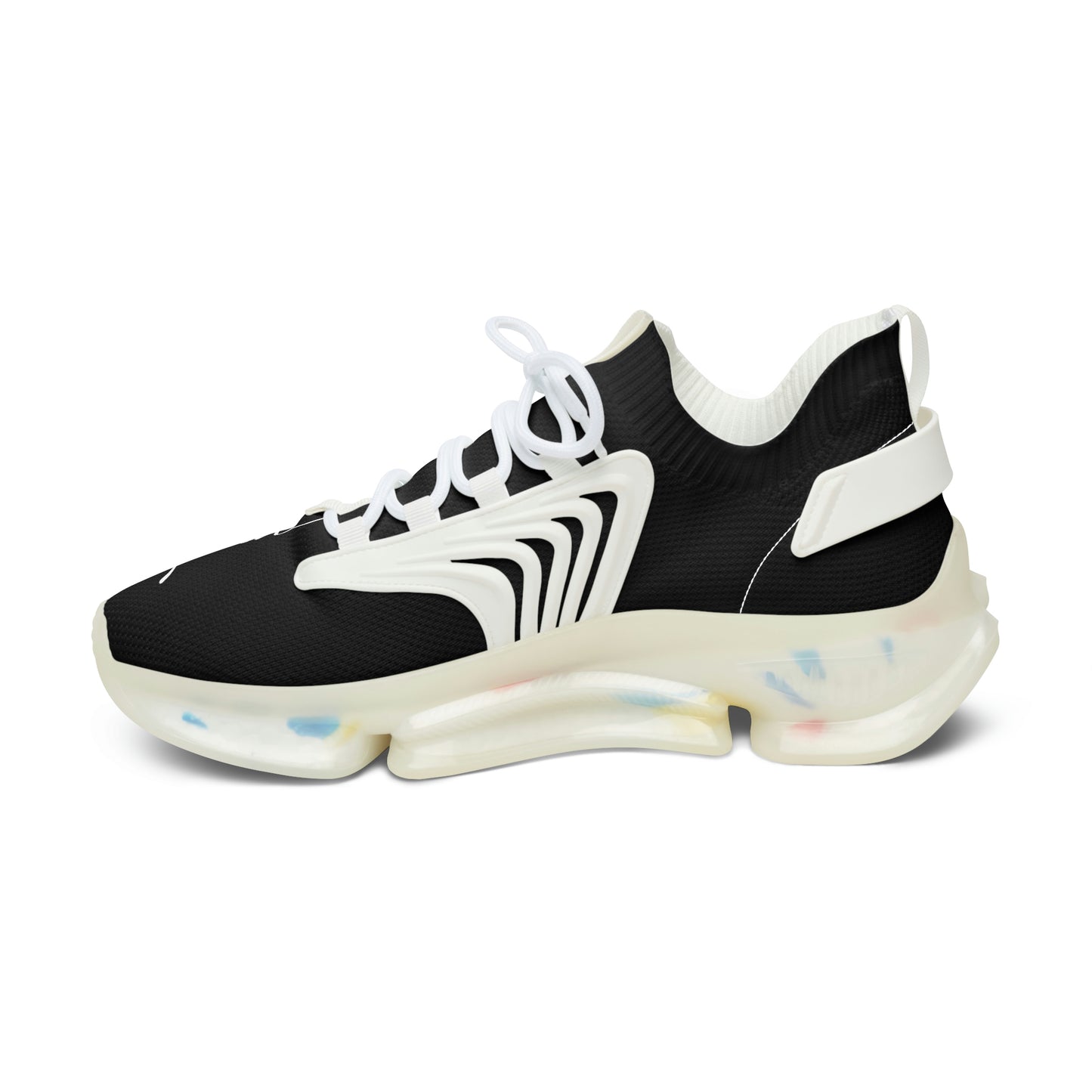 Faith Runner Sneakers (Black & White)