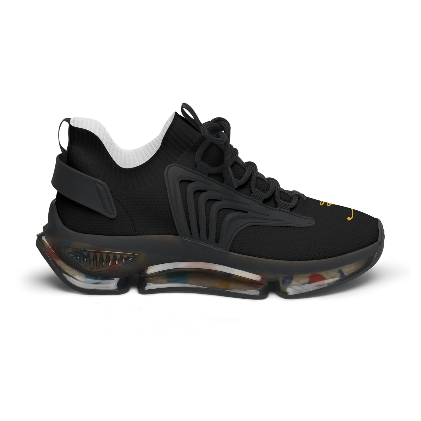 Faith Runner Sneakers (Black & Gold)