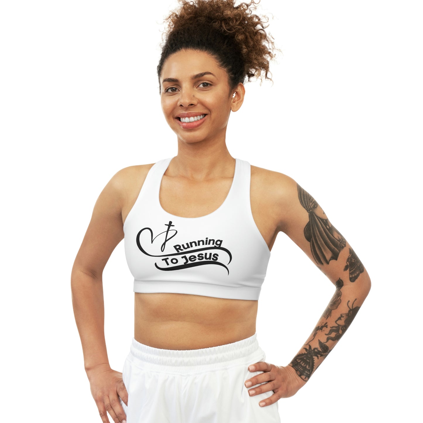 Running to Jesus Sports Bra