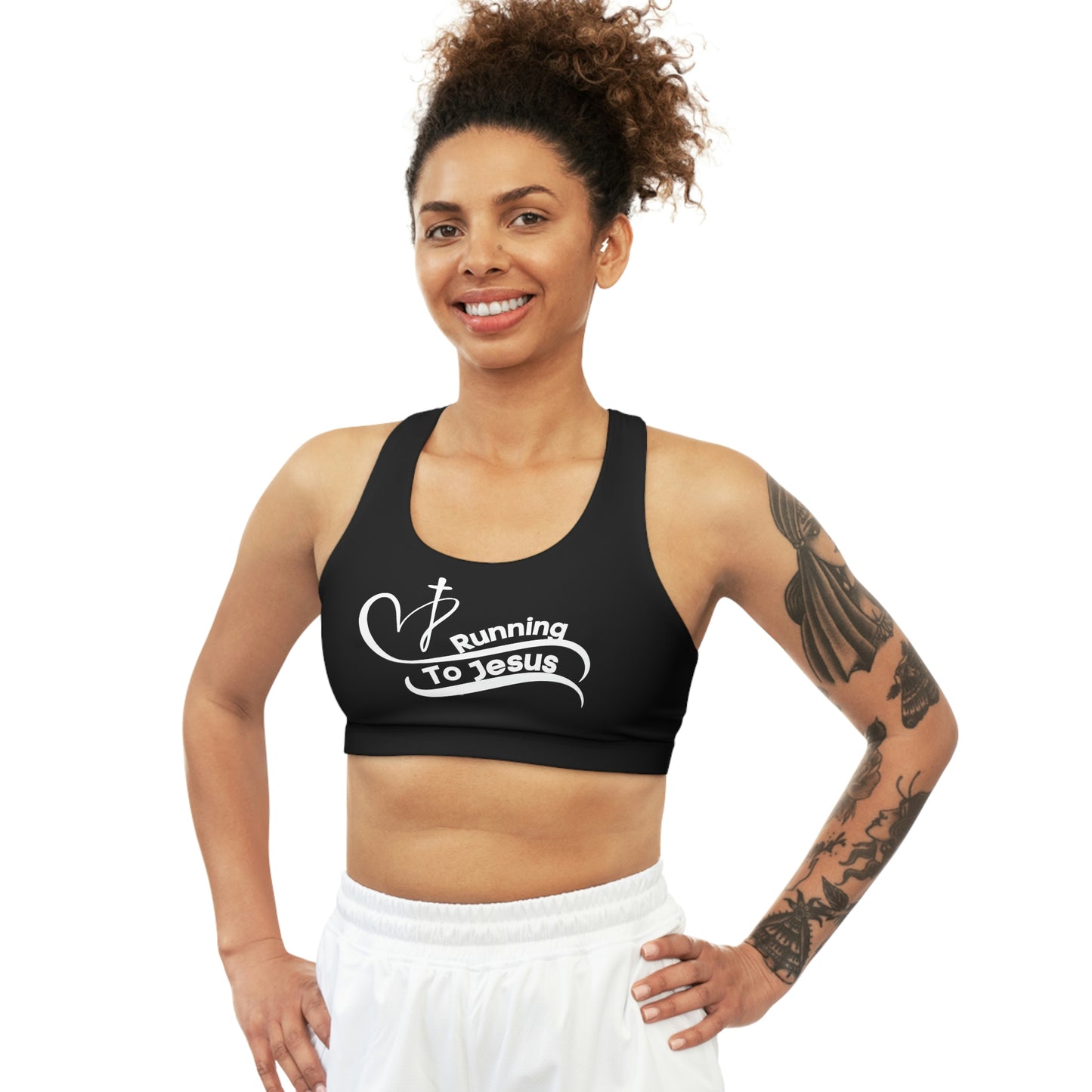 Running to Jesus Sports Bra