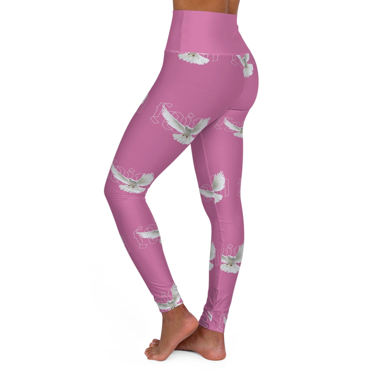 Faith Dove High Waisted Athletic Leggings