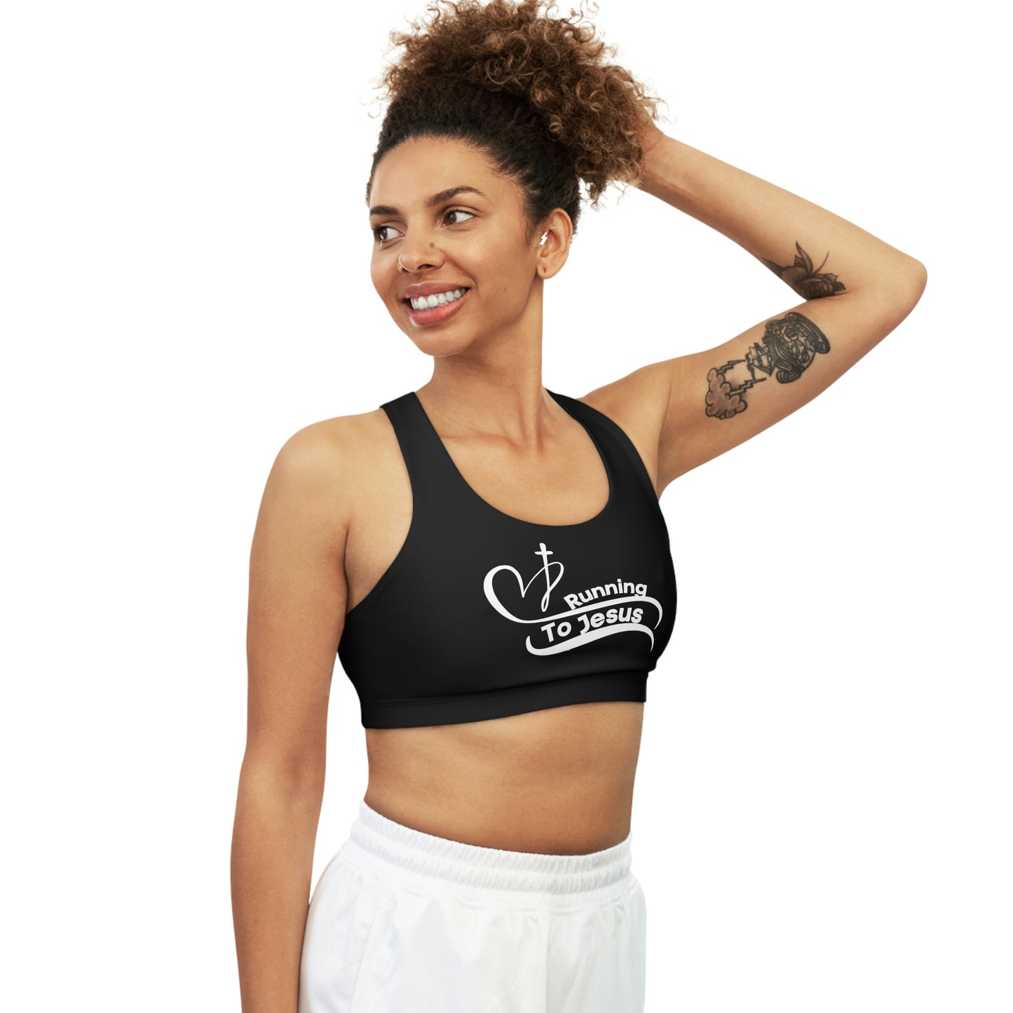 Running to Jesus Sports Bra