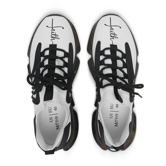 Faith Runner Sneakers (White & Black)