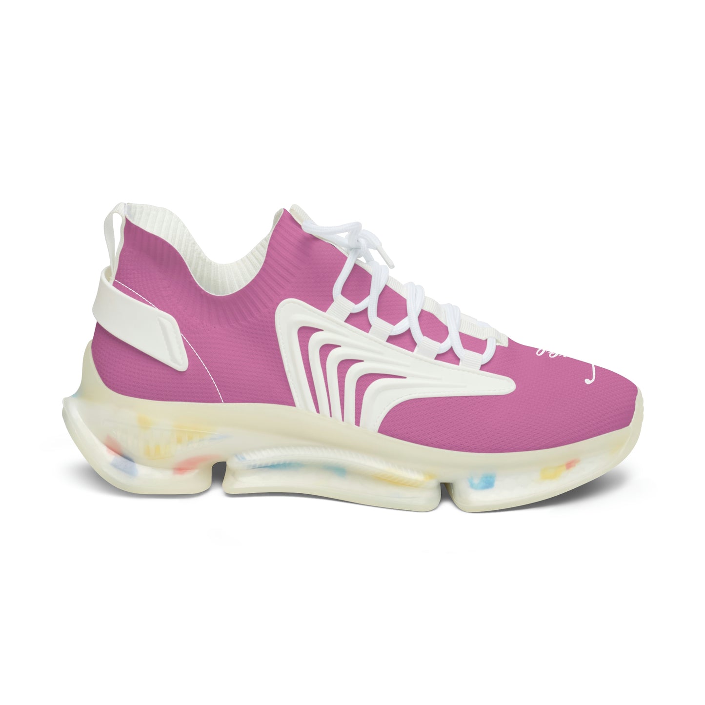 Faith Runner Sneakers (Light Pink & White)