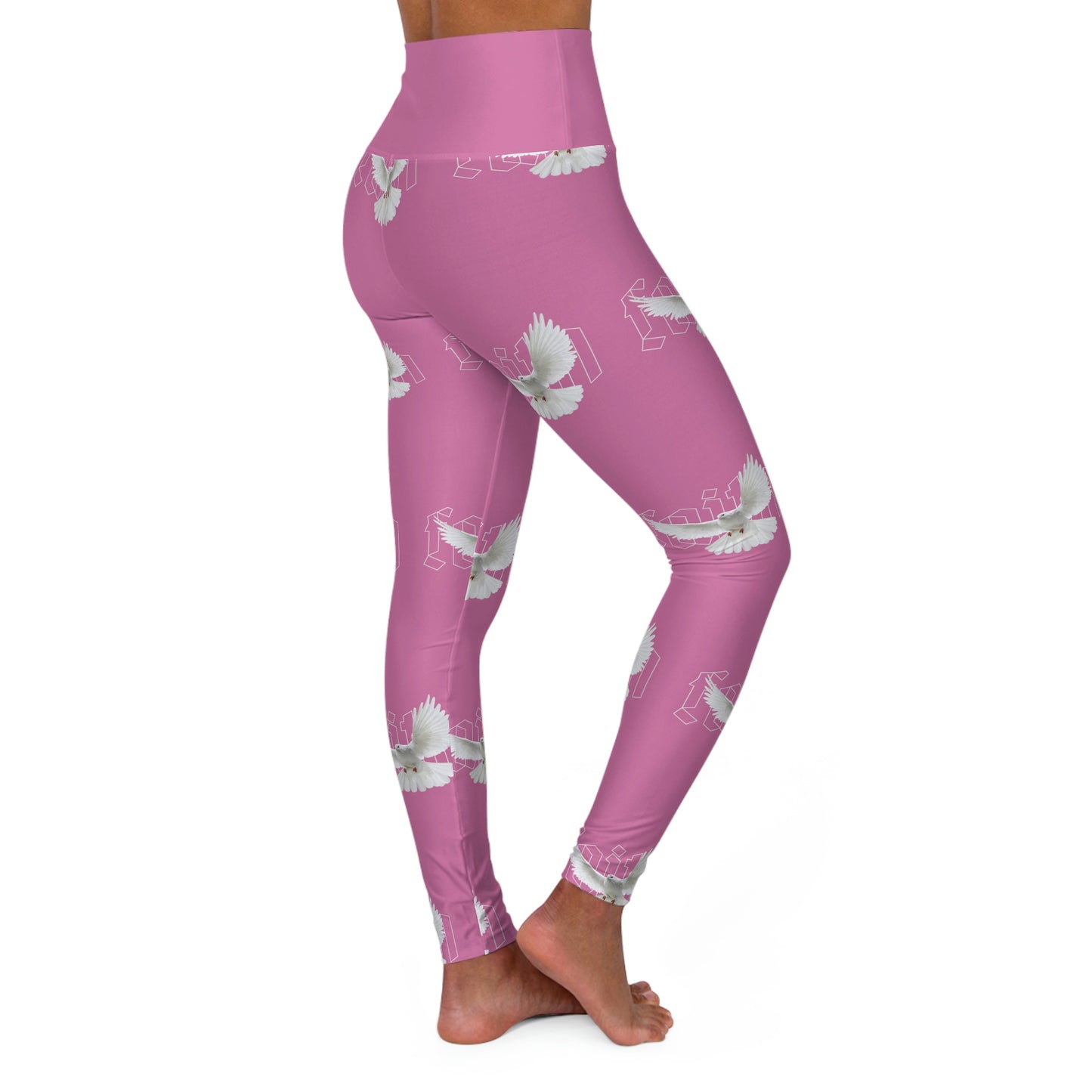 Faith Dove High Waisted Athletic Leggings