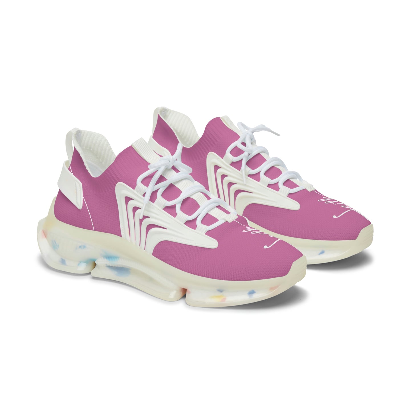 Faith Runner Sneakers (Light Pink & White)