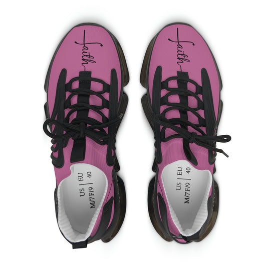 Faith Athletic Sneakers (Light Pink & Black)