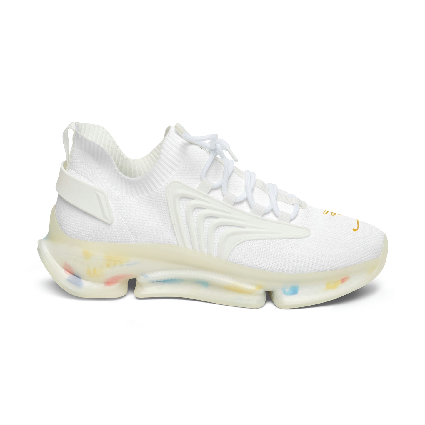 Faith Athletic Sneakers (White & Gold)