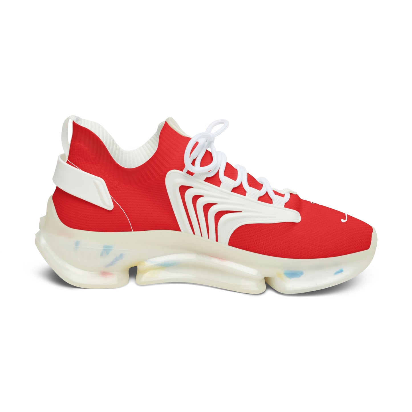 Faith Runner Sneakers (Red & White)