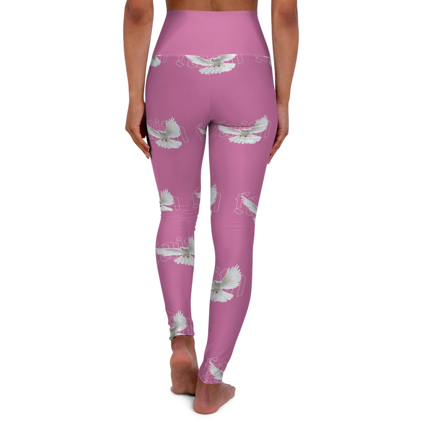 Faith Dove High Waisted Athletic Leggings