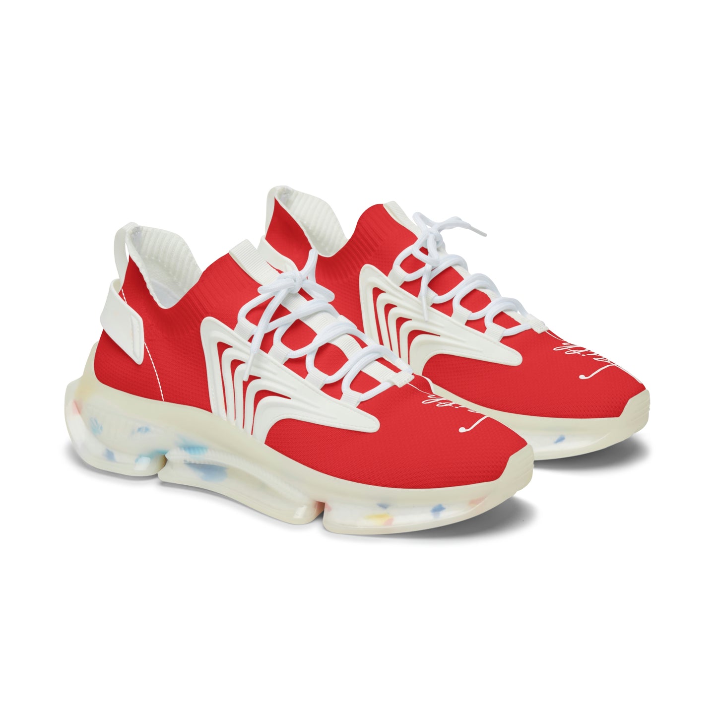 Faith Runner Sneakers (Red & White)