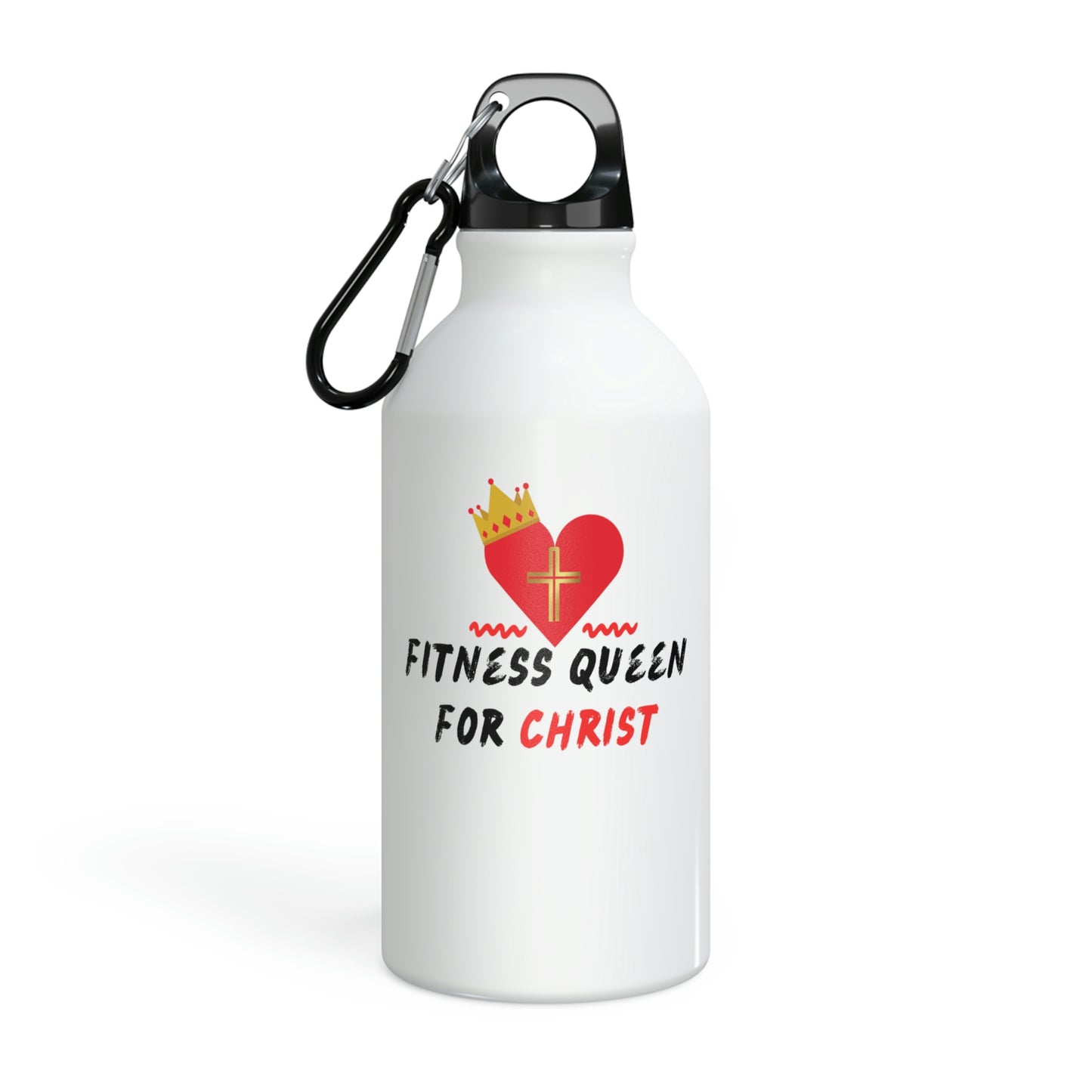 Fitness Queen For Christ Sport Bottle