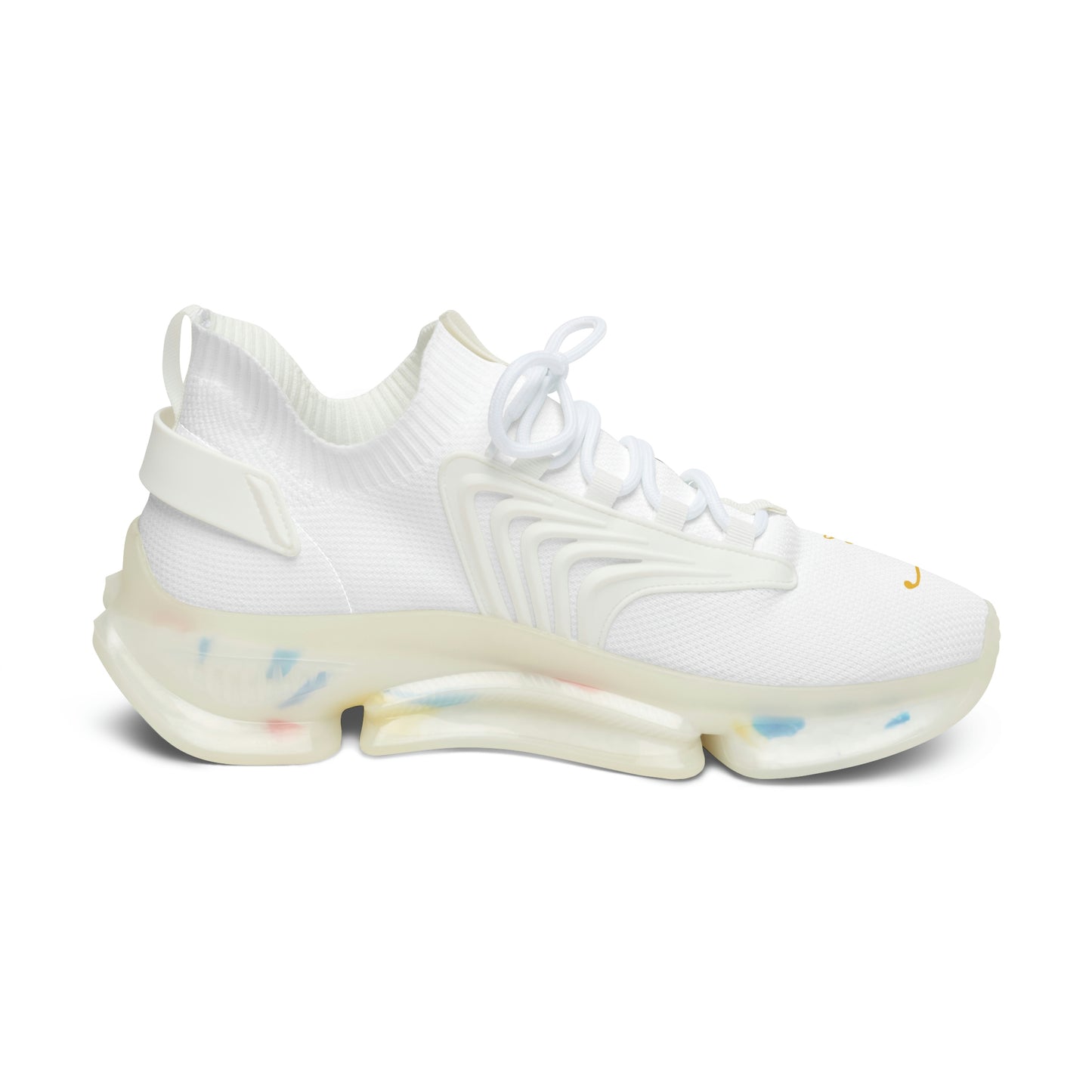 Faith Athletic Sneakers (White & Gold)