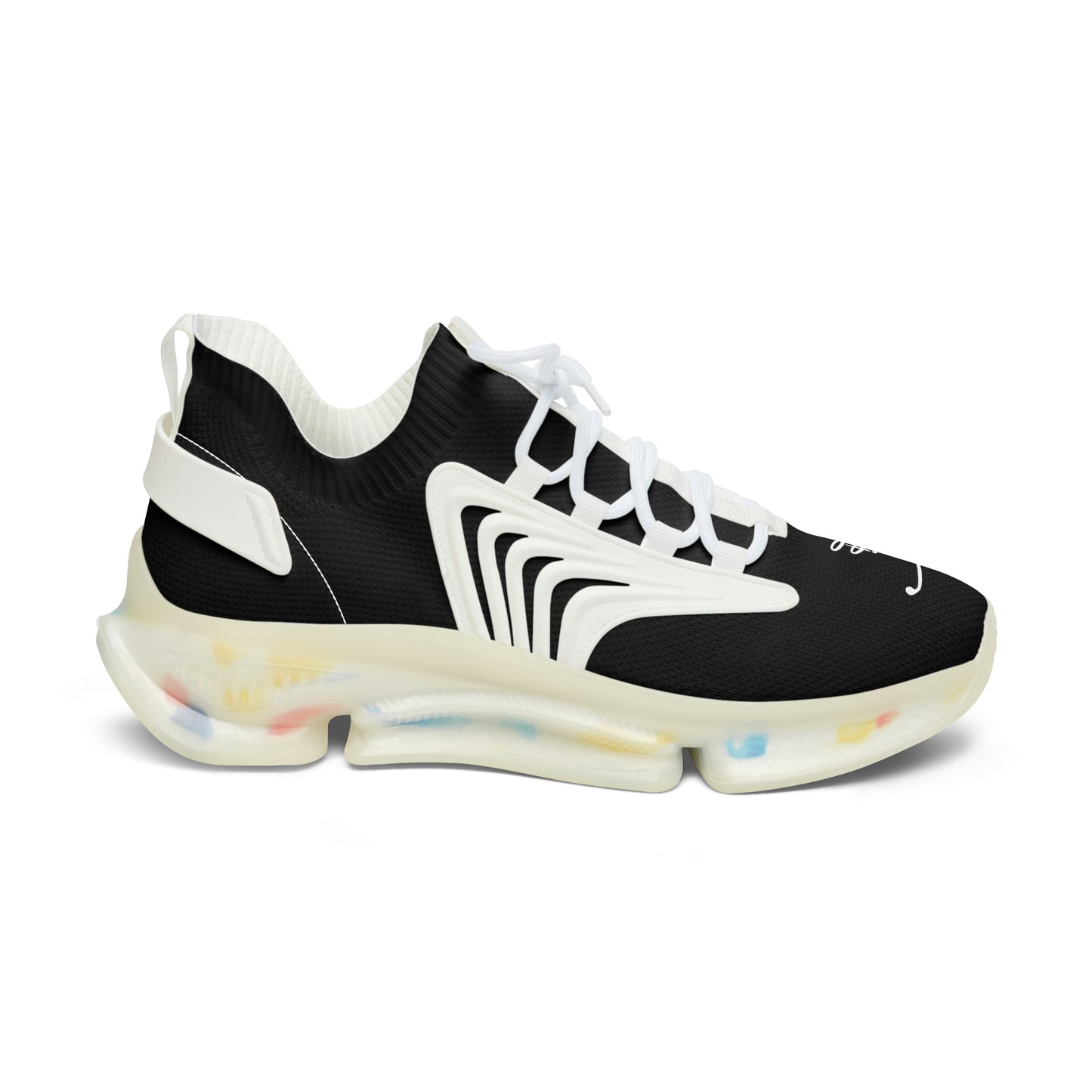 Faith Runner Sneakers (Black & White)