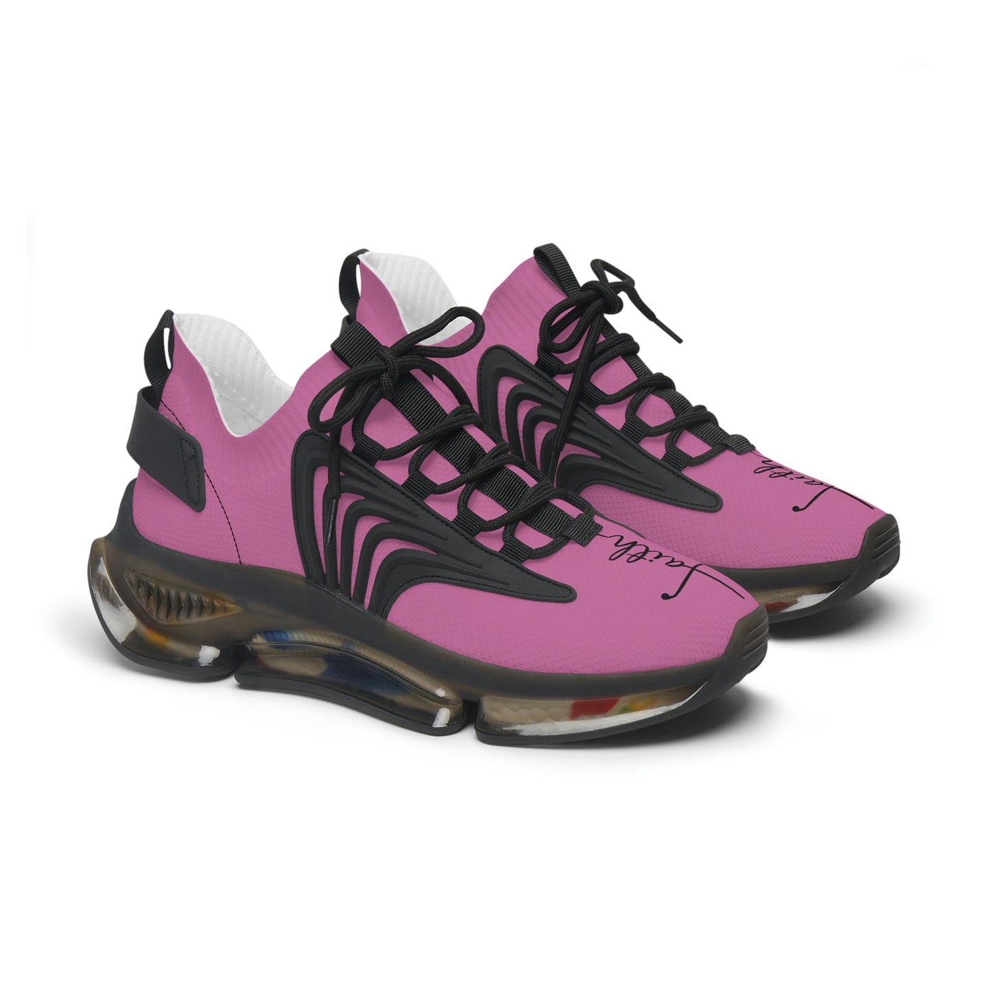 Faith Athletic Sneakers (Light Pink & Black)