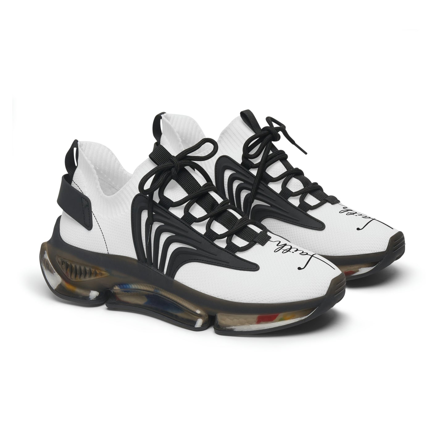 Faith Runner Sneakers (White & Black)