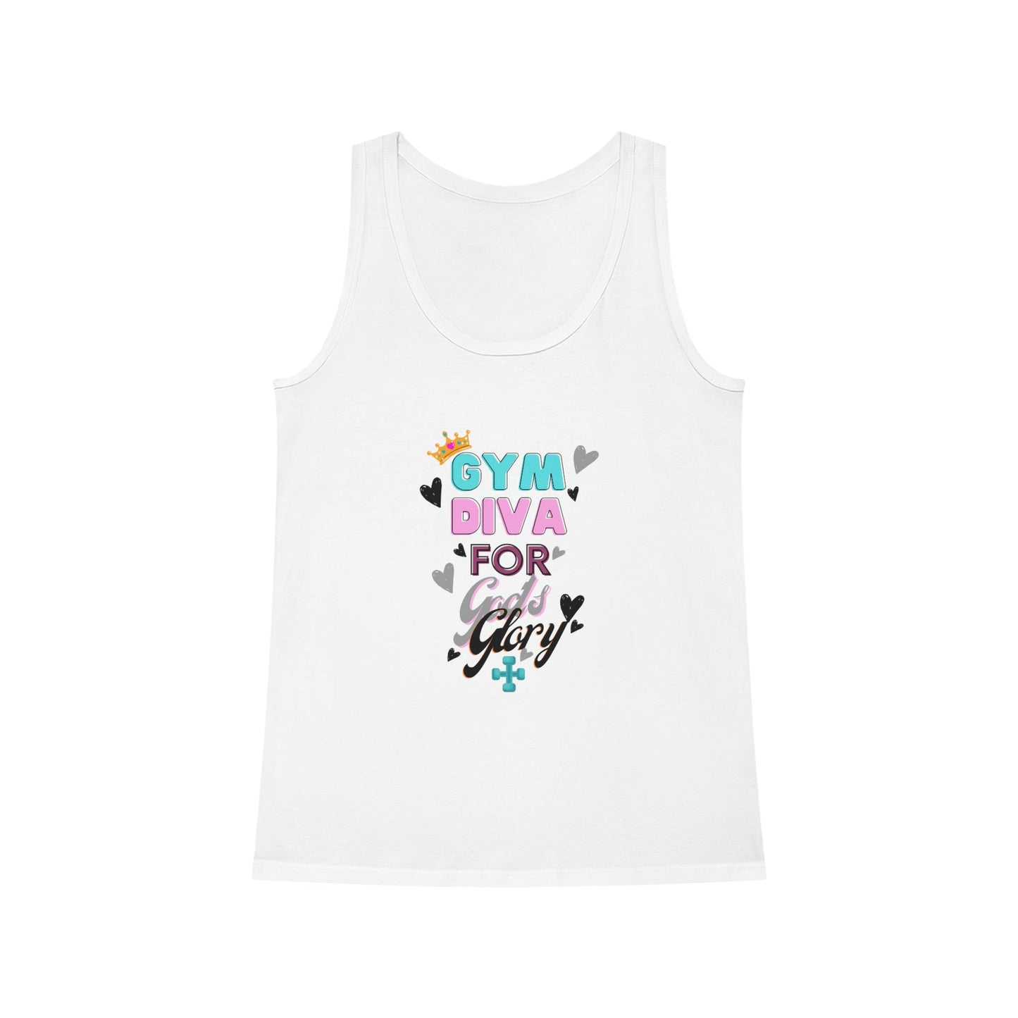 Gym Diva For God's Glory Athletic Tank Top