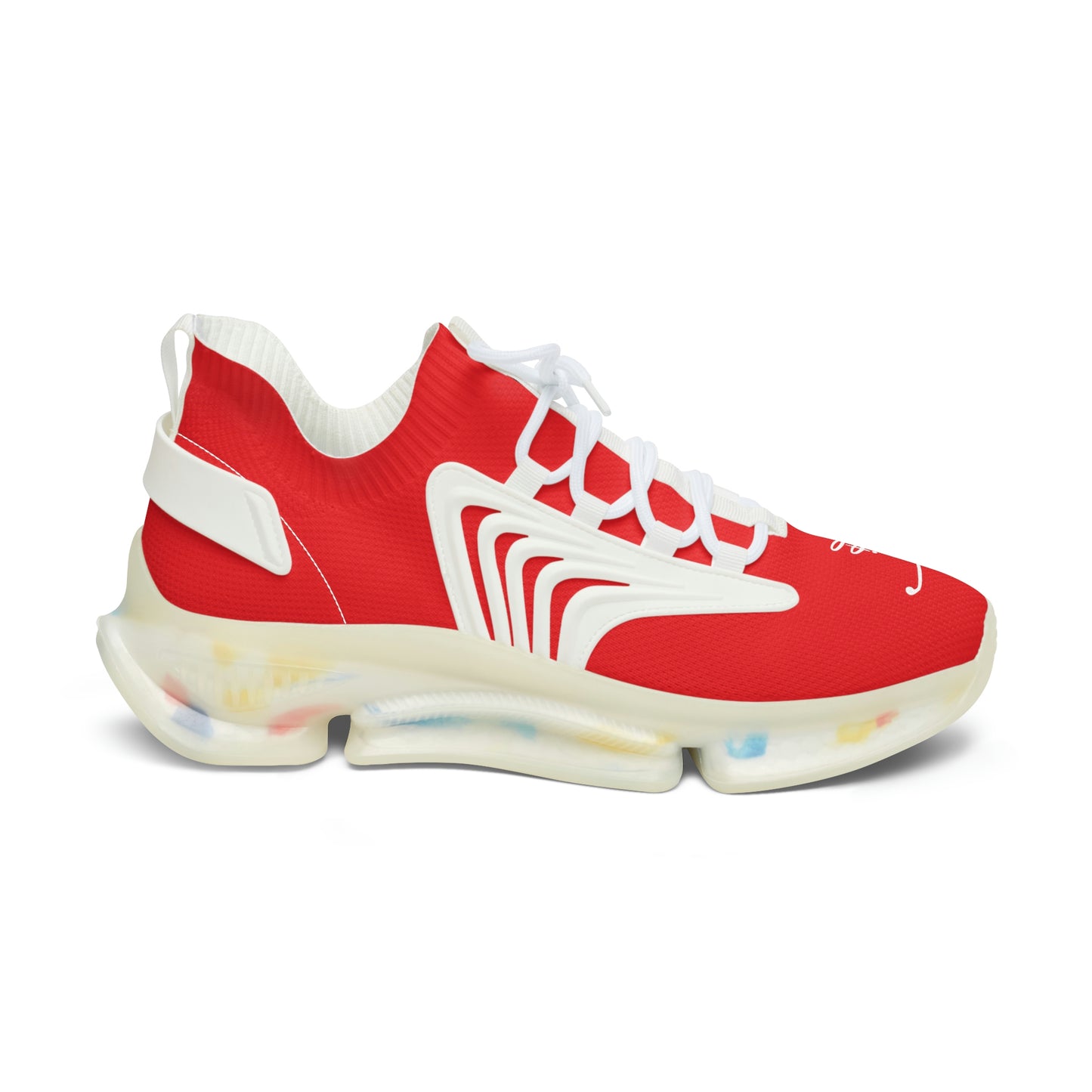 Faith Runner Sneakers (Red & White)