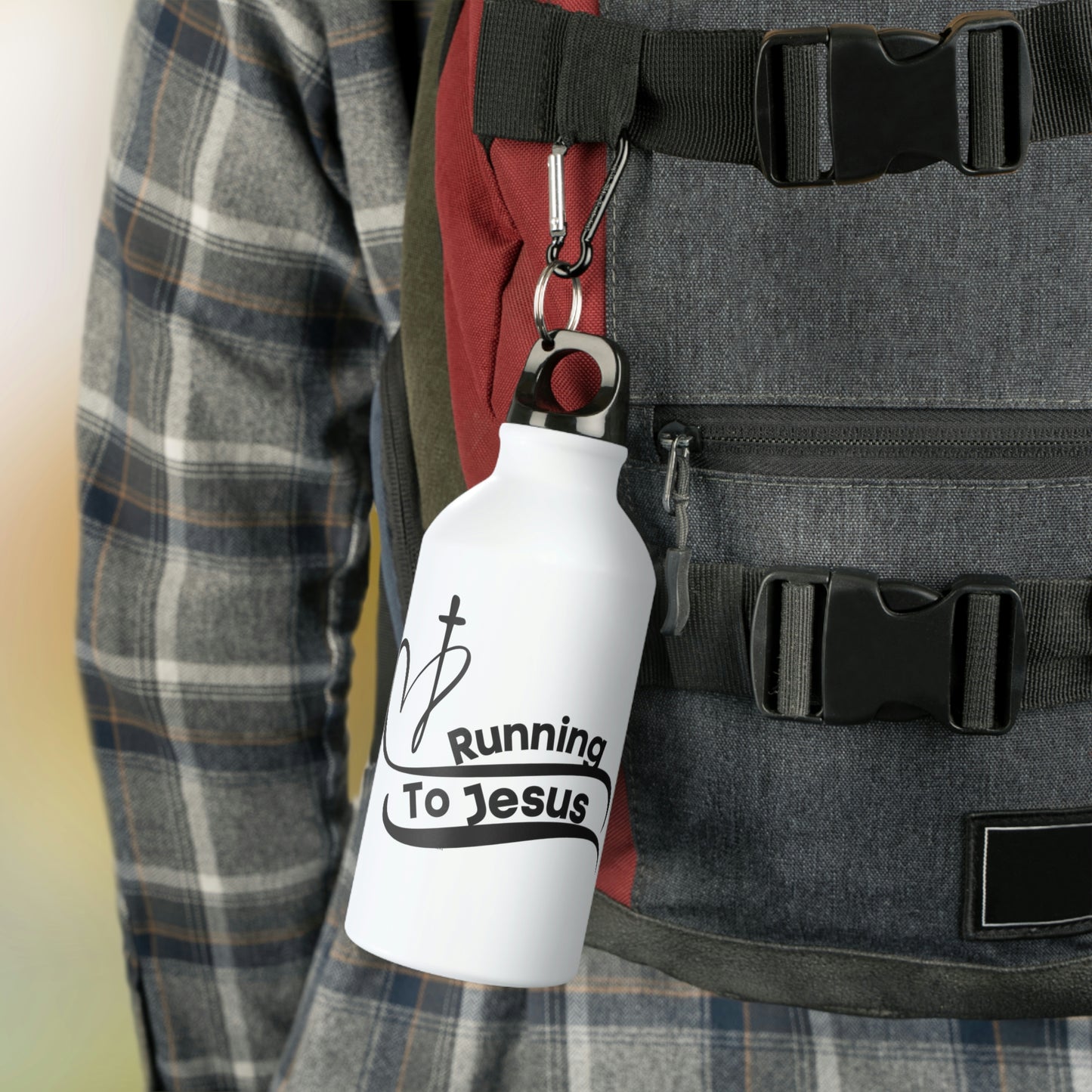 Running To Jesus Sport Bottle