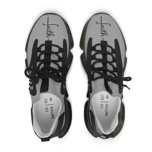 Faith Runner Sneakers (Grey & Black)