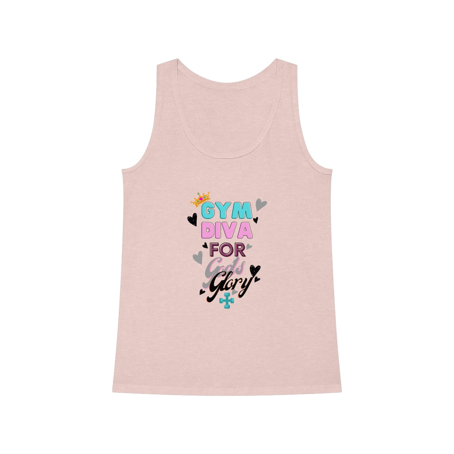 Gym Diva For God's Glory Athletic Tank Top